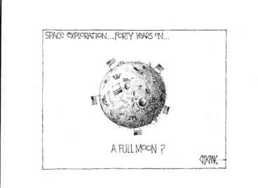 Image: Space exploration... Forty years on... A full moon? 22 July 2009