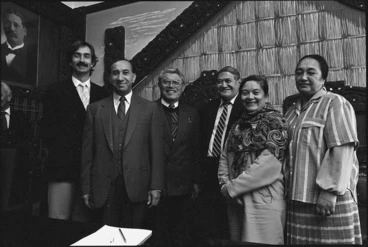 Image: Maori Language Commission with Koro Wetere