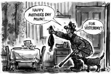 Image: Evans, Malcolm Paul, 1945- :'Happy Mother's Day Mum!...'. 13 May 2012