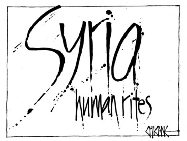 Image: Winter, Mark 1958- :Syria - human rites. 28 May 2012