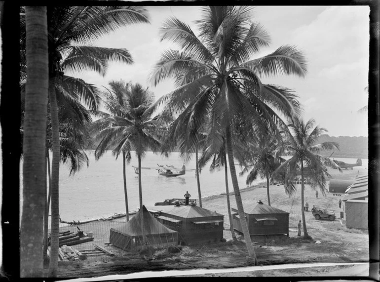 Image: RNZAF (Royal New Zealand Air Force) camp, Vanuatu