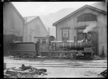 Image: J Class steam locomotive, NZR no 118, 2-6-0 type.