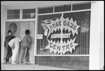 Image: Porirua video parlour and young people