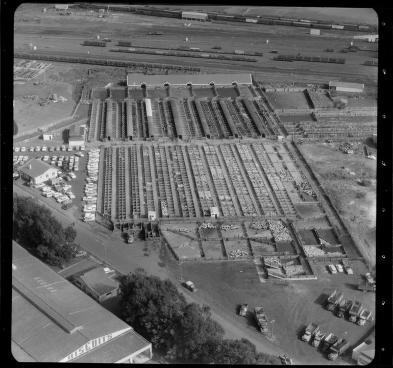 Image: Mt Roskill/Onehunga area, Auckland, with stock yards