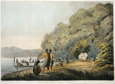 Image: Webber, John 1751-1793 :View in Queen Charlotte's Sound, New Zealand / J. Webber fecit. R.A. - London; Boydell, 1809.