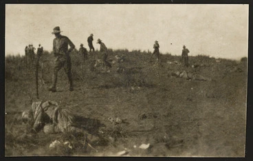 Image: Casualties of the battle at Rafa, during World War I