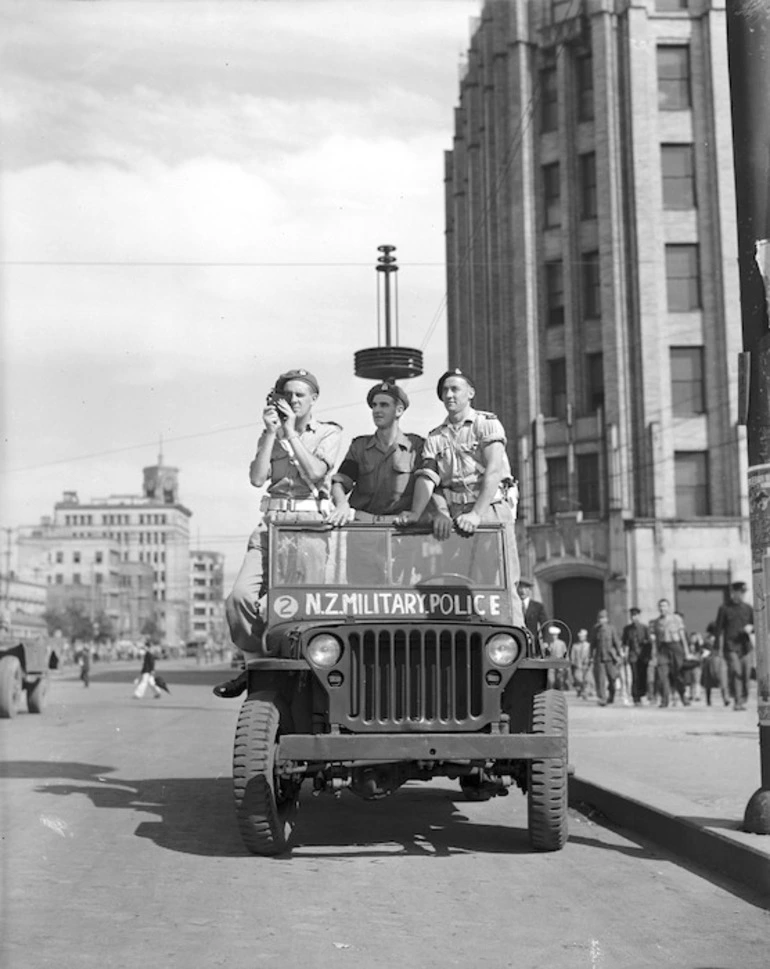 Image: New Zealand J Force soldiers, Japan