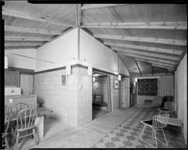 Image: Interior, Jim Beard's house, Waikanae, Kapiti Coast