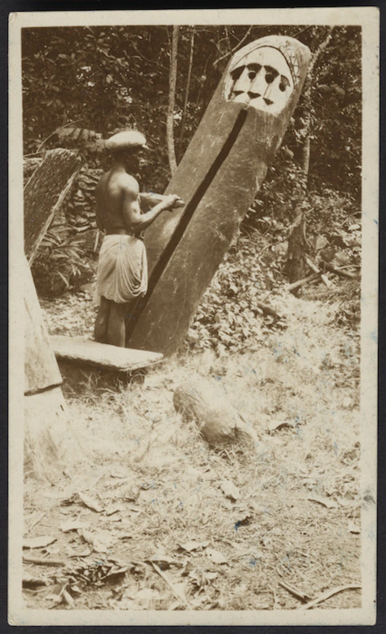 Image: Ceremonial drum, Rano Island, Malekula, Vanuatu