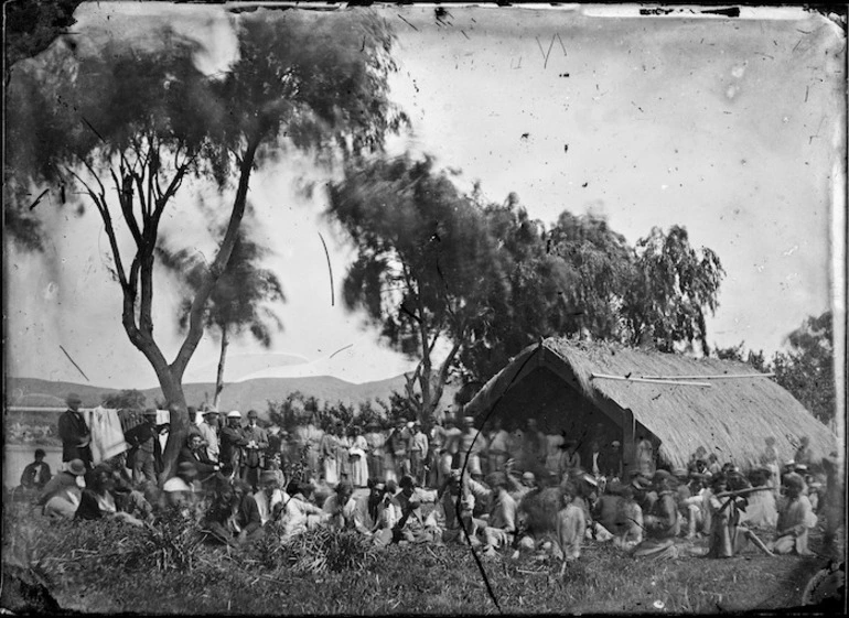 Image: Donald McLean purchasing land at Wairoa, Hawkes Bay