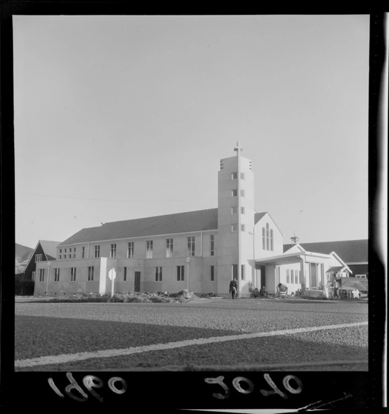 Image: Exterior of St Paul's Church at Waiwhetu near completion, Lower Hutt