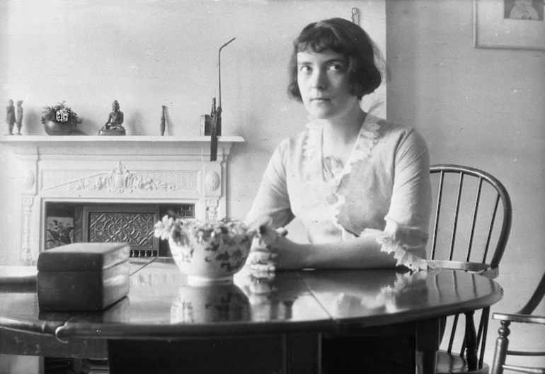 Image: Katherine Mansfield, Chaucer Mansions flat, Queen's Club Gardens, West Kensington, London, England