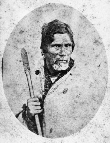 Image: Webster, Hartley (Auckland) fl 1852-1900 :Portrait of Wiremu Naera Te Awa-i-taia d 1866