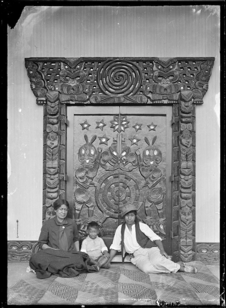 Image: Mahina-a-Rangi meeting house, Turangawaewae Marae, Ngaruawahia