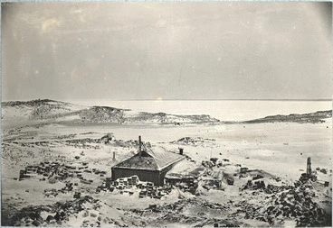 Image: Shackleton's hut at Cape Royds, Ross Island, Antarctica