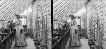 Image: Lydia Williams in the conservatory of her house in Royal Terrace, Kew, Dunedin
