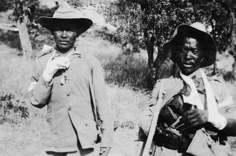 Image: Wounded Indian soldiers [Gurkhas], Gallipoli, Turkey