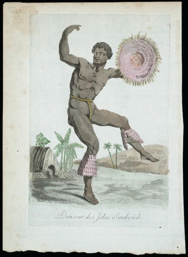Image: [Webber, John], 1751?-1793 :Danseur des iles Sandwich [ca 1840?]