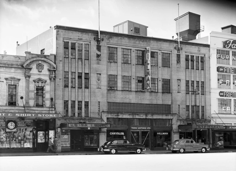 Image: Todd Motors Ltd building, Courtenay Place, Wellington