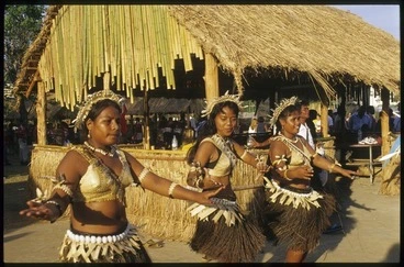 Image: Kiribati women performing at the 8th Festival of Pacific Arts, Noumea, New Caledonia