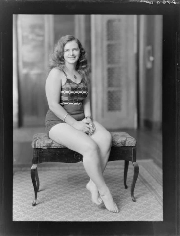 Image: Miss Mercedes Gleitze, English endurance swimmer