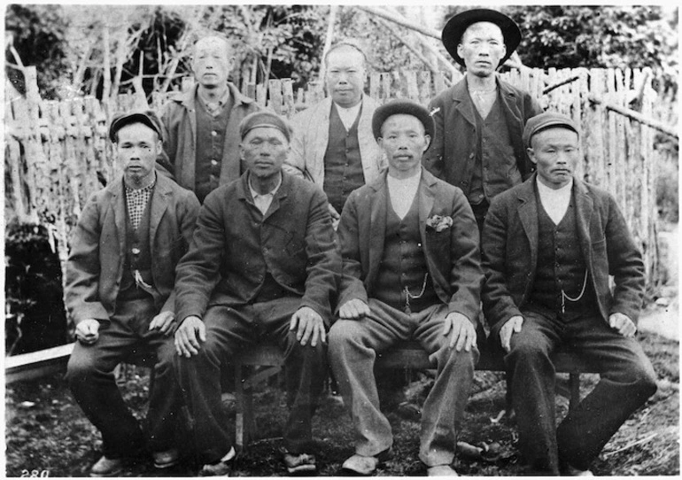 Image: Chinese gold miners at Orepuki