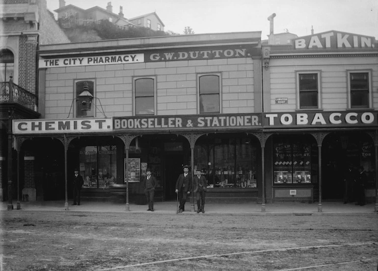 Image: Tyree Studio (Photographer) : Three business premises on Lambton Quay, Wellington