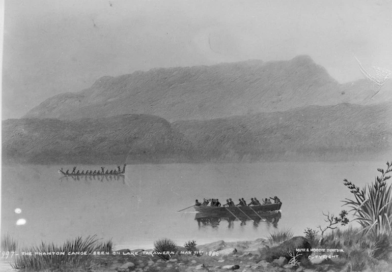 Image: Muir and Moodie: The phantom canoe on Lake Tarawera