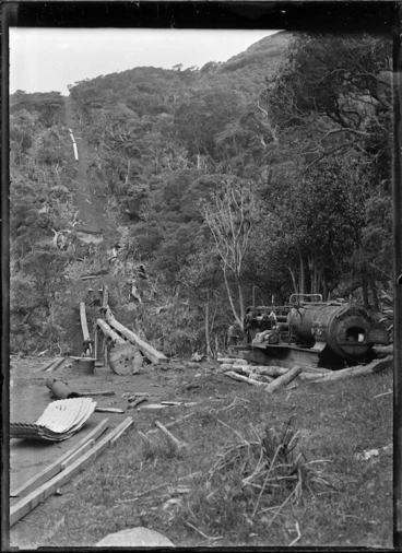 Image: Wekatahi Incline, used for logging near Piha.