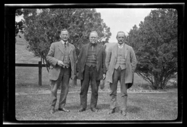 Image: Mr Mollgaard, Uncle Peter Berntsen, and Uncle Ole Olsen