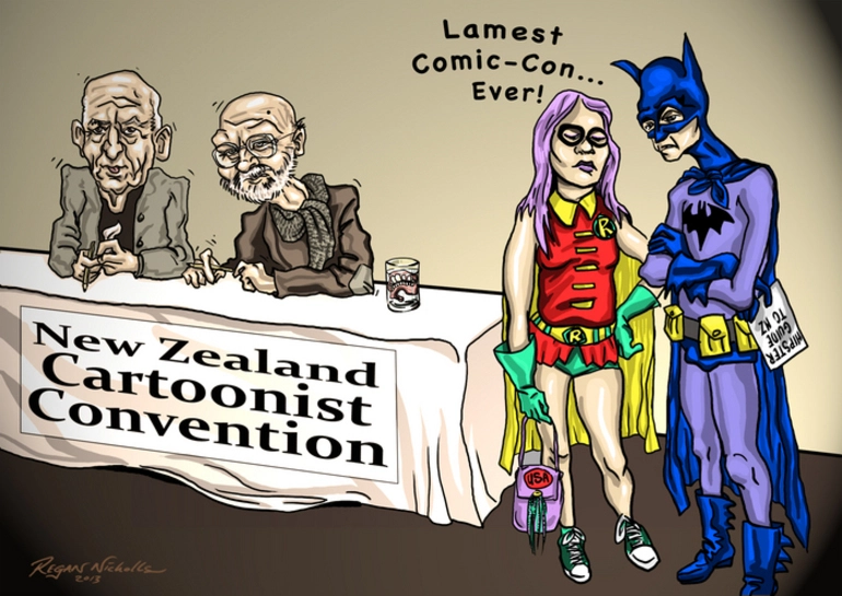 Image: Nicholls, Regan, fl 2013: Lamest comic con ever. [2013]