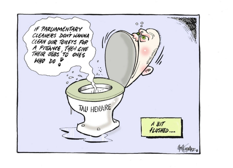 Image: Hubbard, James, 1949- :A bit flushed... 2 October 2013