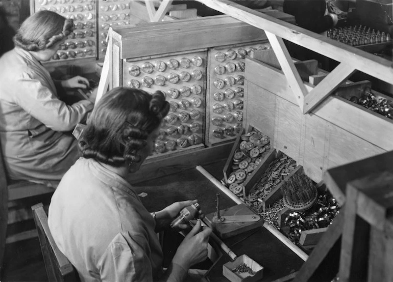 Image: Women working in a factory during World War 2