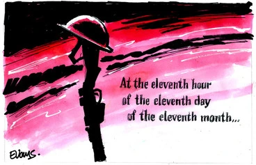 Image: Evans, Malcolm Paul, 1945- :At the eleventh hour. 11 November 2013