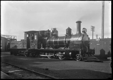 Image: J class steam locomotive, NZR 110, 2-6-0 type.