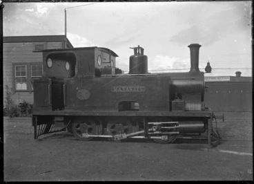 Image: Side-tank steam locomotive "Manawatu", 0-6-0 type, 1910.