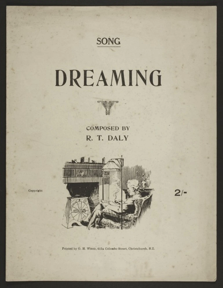 Image: Dreaming : song / composed by R.T. Daly.