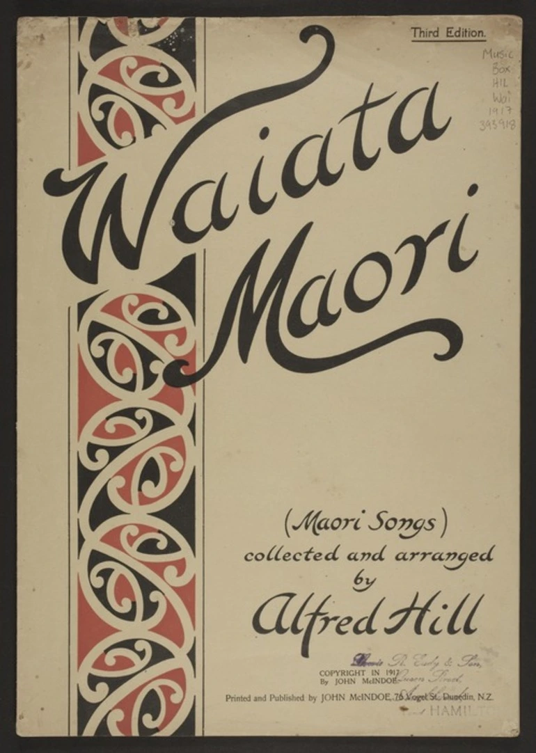 Image: Waiata Māori / by Alfred Hill.