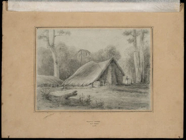 Image: Swainson, William, 1789-1855 :Russels Cottage, Hutt Forest, N.Zd. / W.S. [ca 1846]