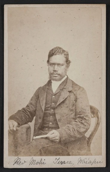 Image: Swan & Wrigglesworth (Wellington & Napier) fl 1864-1870 :Portrait of Rev Mohi Turei