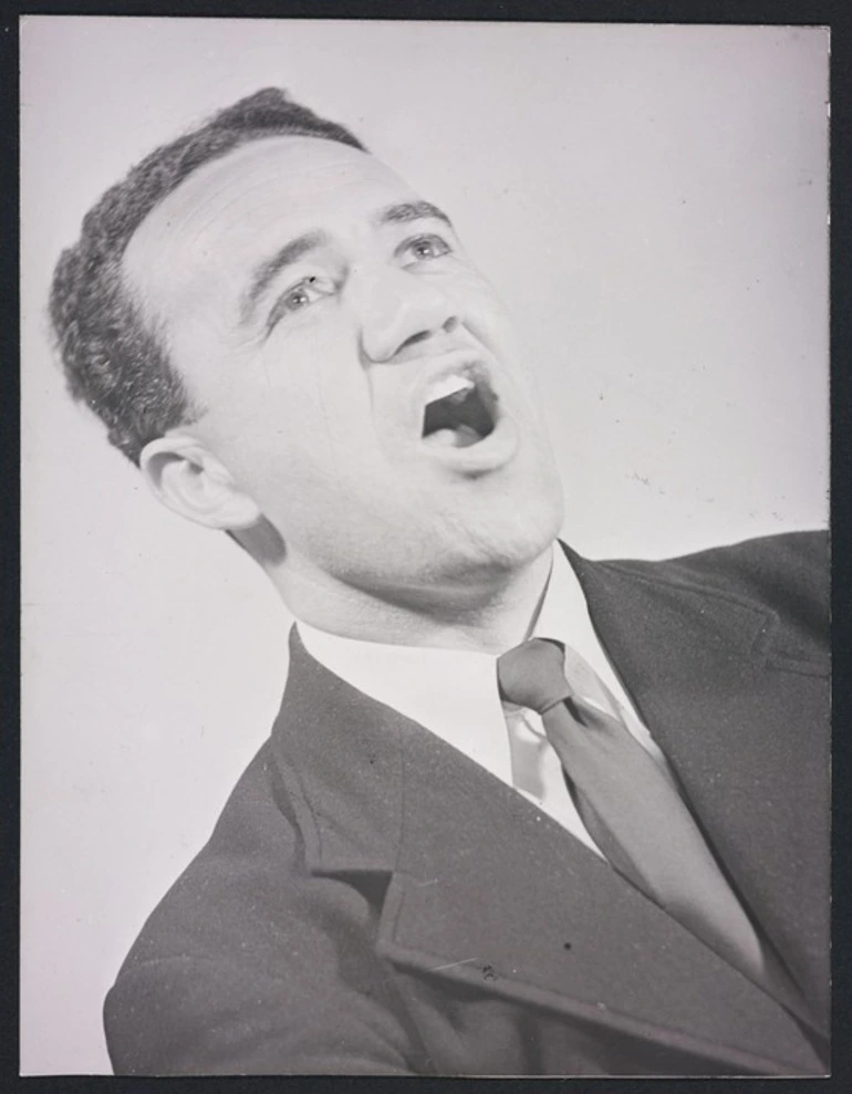 Image: Inia Te Wiata singing