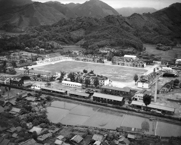 Image: Camp Canterbury, New Zealand J Force barracks, Yamaguchi, Japan