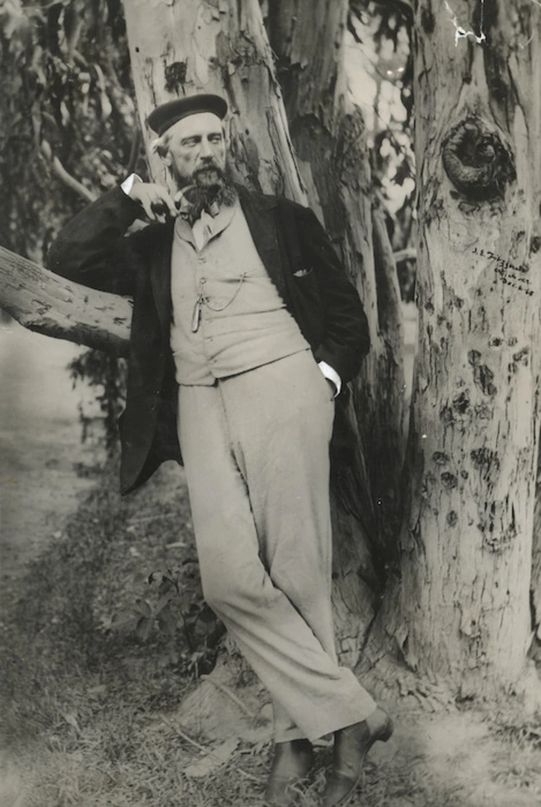 Image: James Edward Fitzgerald - Photograph taken by Dr Alfred Charles Barker