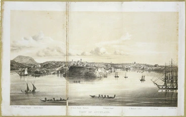 Image: Hogan, Patrick Joseph 1804-1878 :View of Auckland / P J Hogan del ; Ford & West imp. [London ; Smith, Elder & Co., 1853]