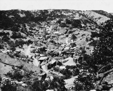 Image: View of a military camp, Gallipoli, Turkey
