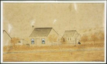 Image: Backhouse, John Philemon, 1843-1908 :Military settler's cottage, Hamilton. [1865-1900]