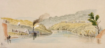 Image: Hamley, Joseph Osbertus, 1820-1911 :Te Rore, Waikato [1864]