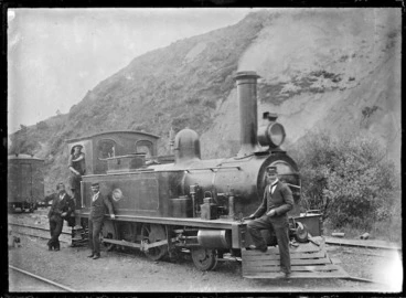 Image: L class steam locomotive, NZR 208, 2-4-0T type.