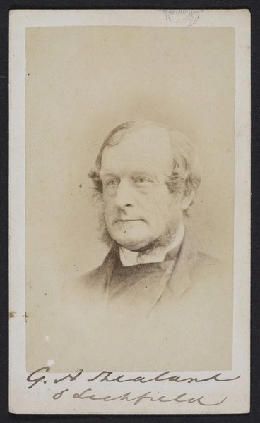 Image: Whitlock, Fred (Birmingham, England) fl 1850s :Portrait of Bishop Selwyn 1809-1878