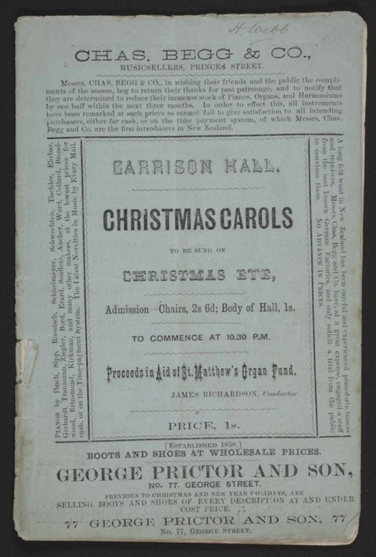 Image: Christmas carols.